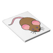 Bloc-note Caricature de souris mignonne (Incliné)