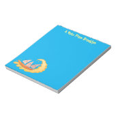 Bloc-note Caricature de surf pour chips de maïs mignonette n (Tourné)