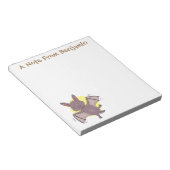 Bloc-note Caricature de vol de chauve-souris (Incliné)