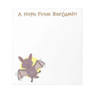 Bloc-note Caricature de vol de chauve-souris