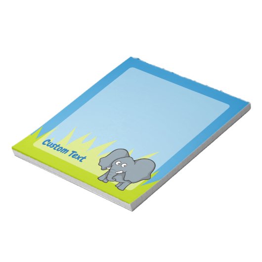 Bloc-note Caricature d'éléphant gris (Tourné)