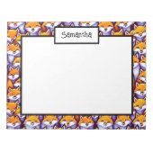 Bloc-note Caricature do-it-yourself nom doodle bureau de col (Devant)