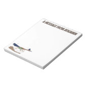 Bloc-note Caricature d'oiseau du désert drôlement amusante (Tourné)