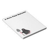 Bloc-note Caricature mole joyeux (Incliné)