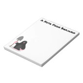 Bloc-note Caricature mole joyeux (Tourné)