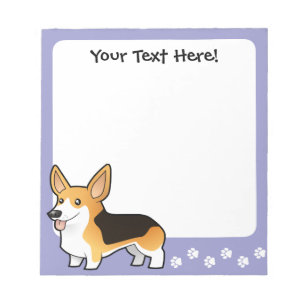 Bloc-note Caricature Pembroke Welsh Corgi