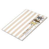 Bloc-note Caricature personnalisée Happy Dancing Lab Trio (Incliné)