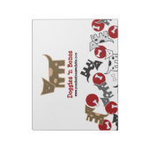 Bloc-note Caricature Poignée Doggies & Bones Carton Notepad (Tourné)