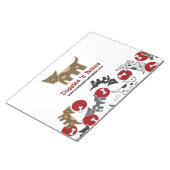 Bloc-note Caricature Poignée Doggies & Bones Carton Notepad (Incliné)