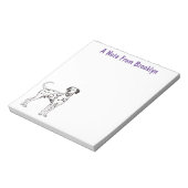 Bloc-note Caricature pour chien dalmate (Tourné)