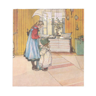 Bloc-note Carl Larsson - The Kitchen 1898