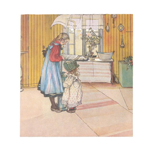 Bloc-note Carl Larsson - The Kitchen 1898 (Devant)