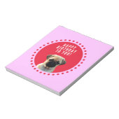Bloc-note Carlin mignon Chien Chien Heureux Anniversaire Chi (Tourné)