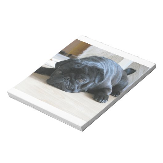 Bloc-note carlin noir plat (Tourné)