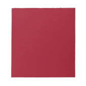 Bloc-note Carmine (couleur unie) (Devant)