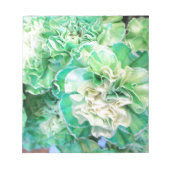 Bloc-note Carnation verte (Devant)