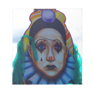 Bloc-note Carnival Clown Design