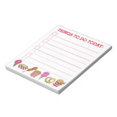 Bloc-note Carnival Nachos Coton Candy Popcorn Pretzel (Tourné)