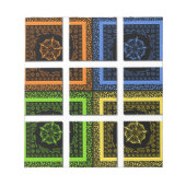 Bloc-note Carré dans une boîte (Devant)