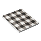 Bloc-note Carré Marron à Damier (Incliné)