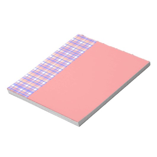 Bloc-note Carreaux rose et violet (Tourné)