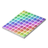 BLOC-NOTE CARRELAGE COLORÉ CARRÉS (Tourné)