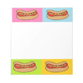 Bloc-note carrelage hot dogs (Devant)