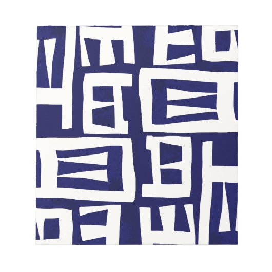 Bloc-note Carte africaine - Marine Ivory (Devant)