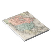 Bloc-note Carte Antique Amérique du Nord (Incliné)