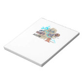 Bloc-note Carte Austin Texas (Tourné)