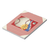 Bloc-note Carte de baseball vintage Bubblegum Wrapper (Tourné)