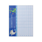 Bloc-note Carte de corail couleur requin sous l'eau (Tourné)