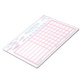 Bloc-note Carte de corvée pour enfants, carte sous-marine pe (Incliné)