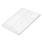 Bloc-note Carte de journal standard DBT avant - arrière (Incliné)