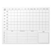 Bloc-note Carte de journal standard DBT avant - arrière (Devant)