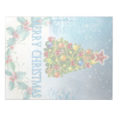 Bloc-note Carte de Joyeux Noël (Devant)