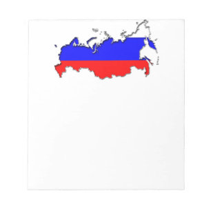 Bloc-note Carte de la Russie