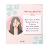 Bloc-note Carte de motivation (Devant)