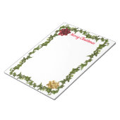 Bloc-note Carte de note de Noël personnalisée 8,5 x 11 (Incliné)