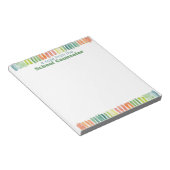 Bloc-note Carte de note du conseiller de l'école d'aquarelle (Incliné)