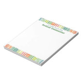 Bloc-note Carte de note du conseiller de l'école d'aquarelle (Tourné)