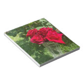 Bloc-note Carte de notes Roses rouges (Incliné)