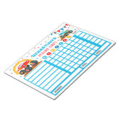 Bloc-note Carte de récompense Camion Monster Chorages person (Incliné)