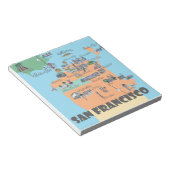Bloc-note Carte de San Francisco (Incliné)