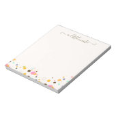 Bloc-note Carte de signature Cute Confetti (Tourné)