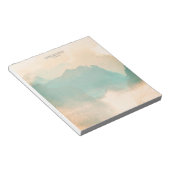 Bloc-note Carte de visite Abstrait de l'aquarelle (Incliné)