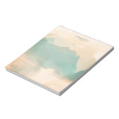 Bloc-note Carte de visite Abstrait de l'aquarelle (Tourné)