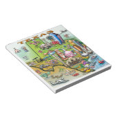 Bloc-note Carte des loisirs du Texas (Incliné)