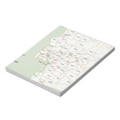 Bloc-note Carte du code postal San Diego (Tourné)