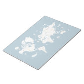 Bloc-note Carte du monde animal mignon (Incliné)